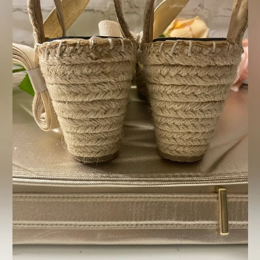 Coconuts by Matisse Leopard Print Espadrille Wedges